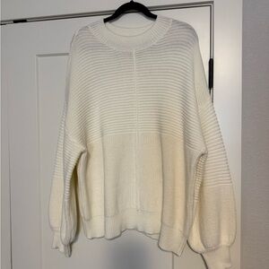 Altar'd State Cream Knit Sweater